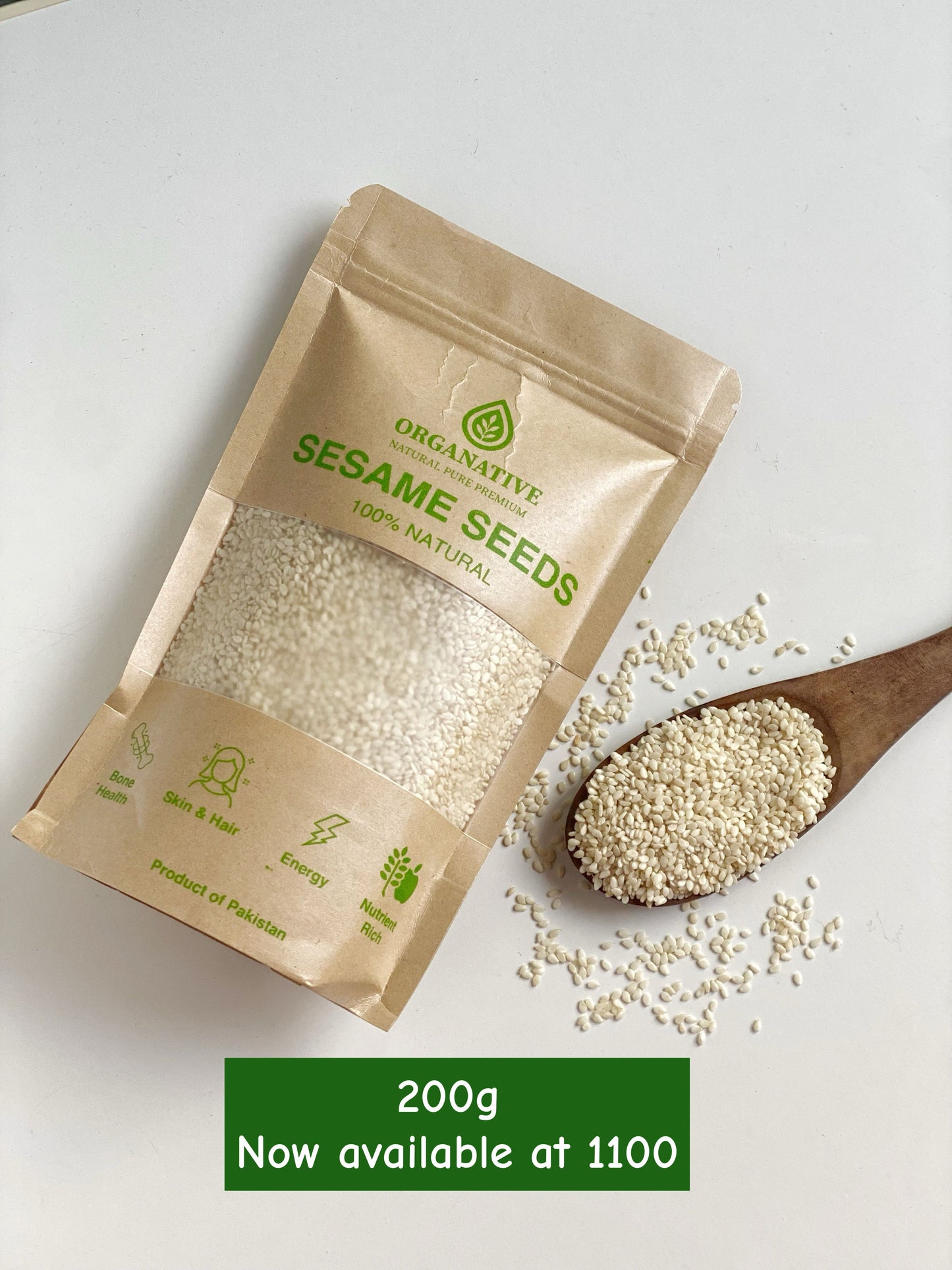 Sesame Seeds • Heart Health • Digestion • Bone Strength • Skin Glow | 200 gm
