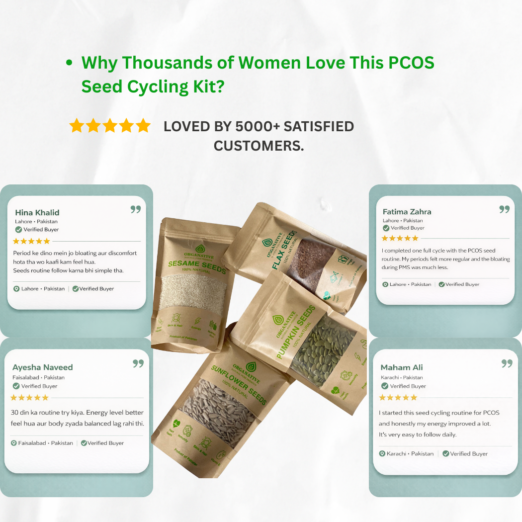 Organative Seed Cycling Kit | 4 Premium Seeds | 800g