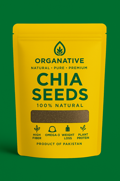 Chia Seeds • Omega-3 Rich • Digestion Support • Energy Boost • Skin Health | 500 gm
