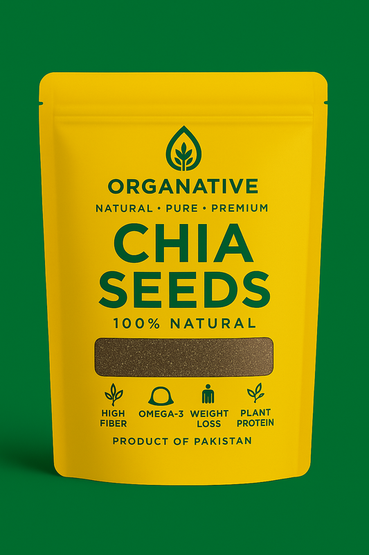 Chia Seeds • Omega-3 Rich • Digestion Support • Energy Boost • Skin Health | 500 gm