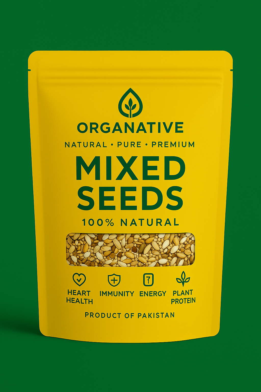 Mixed Seeds • 4-in-1 Superfood • Energy Boost • Digestion Support • Heart Wellness | 500 gm