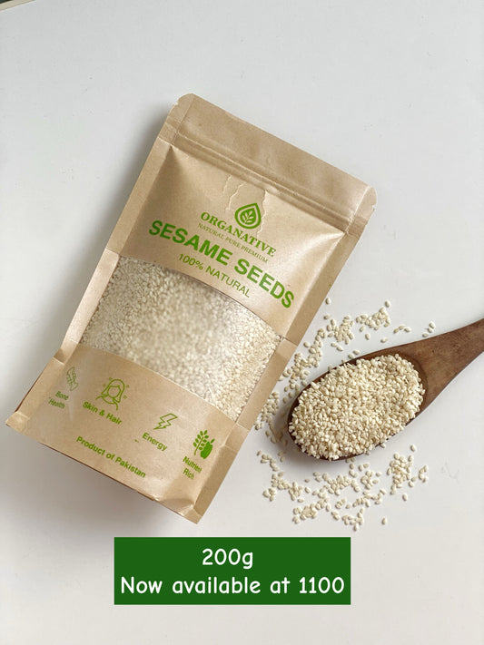 Sesame Seeds • Heart Health • Digestion • Bone Strength • Skin Glow | 200 gm
