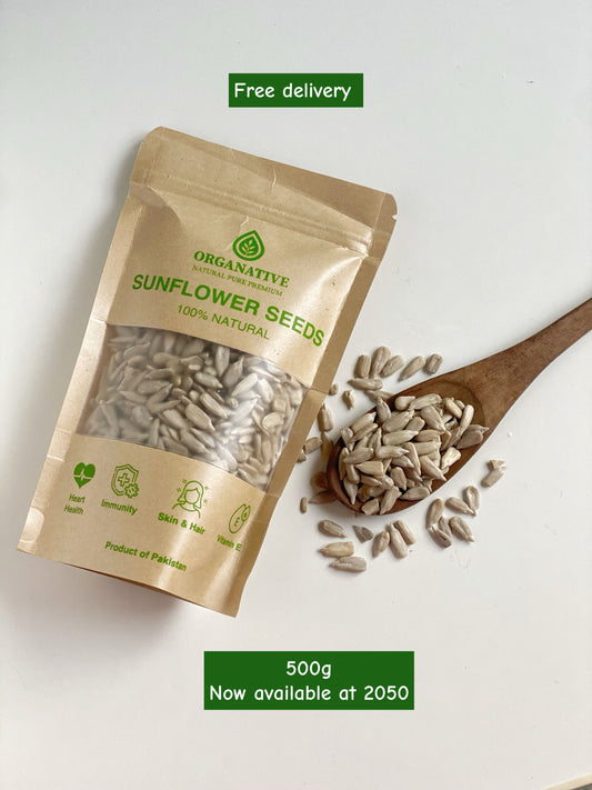 Sunflower Seeds • Vitamin-E Rich • Skin Health • Energy Support • Heart Wellness | 500 gm